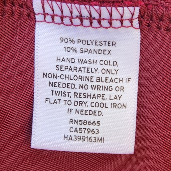 HALOGEN Women’s Dress Extra Small Burgundy Velvet Holiday Whimsigoth - Picture 6 of 11